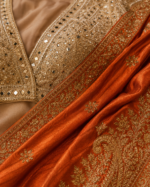 Copper Silk Saree - Image 4