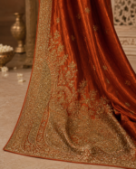 Copper Silk Saree - Image 3
