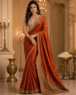 Copper Silk Saree