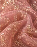 Dusty Pink Net Fabric - Image 4