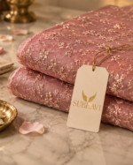 Dusty Pink Net Fabric - Image 5